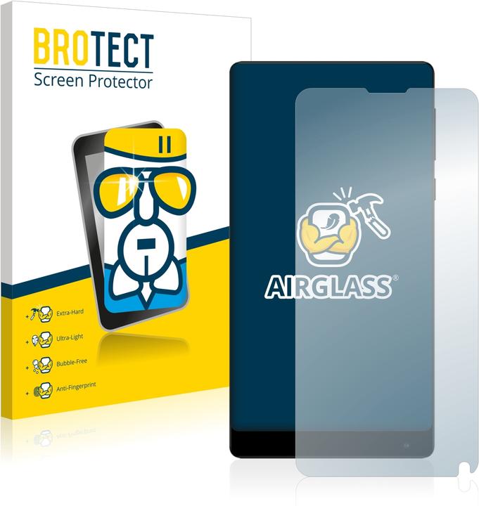 Actual product image BROTECT AirGlass Glass (1 Piece, Mi Mix 2)