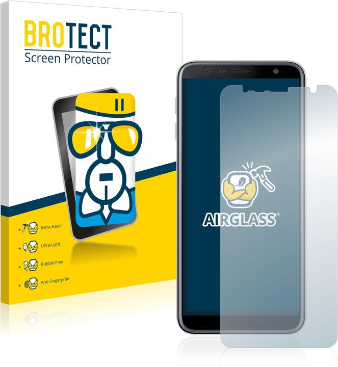 Actual product image BROTECT AirGlass Glass (1 Piece, Samsung Galaxy J6+)
