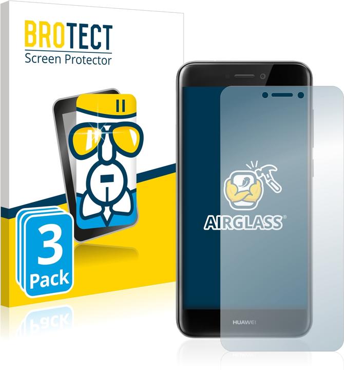 Produktbild BROTECT AirGlass Panzerglasfolie (3 Stück, Huawei P8 Lite (2017))