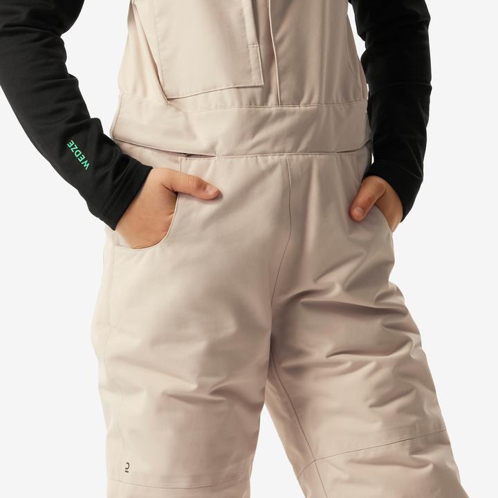 Produktbild Wedze Snowboardhose Latzhose Kinder Piste - 500 weiss (152)