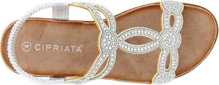 Actual product image Cipriata Womens/Ladies Giada Shimmer Sandals (39.5)