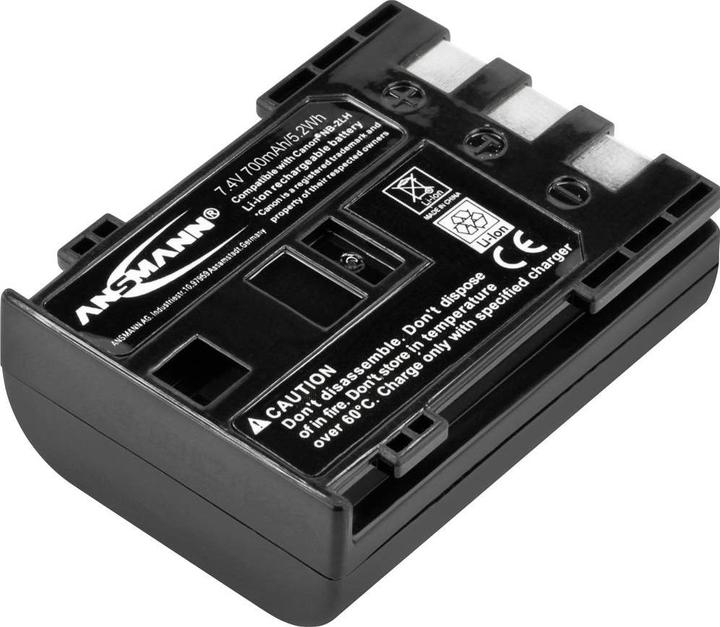 Actual product image Ansmann Canon NB-2LH Battery (Camera battery)