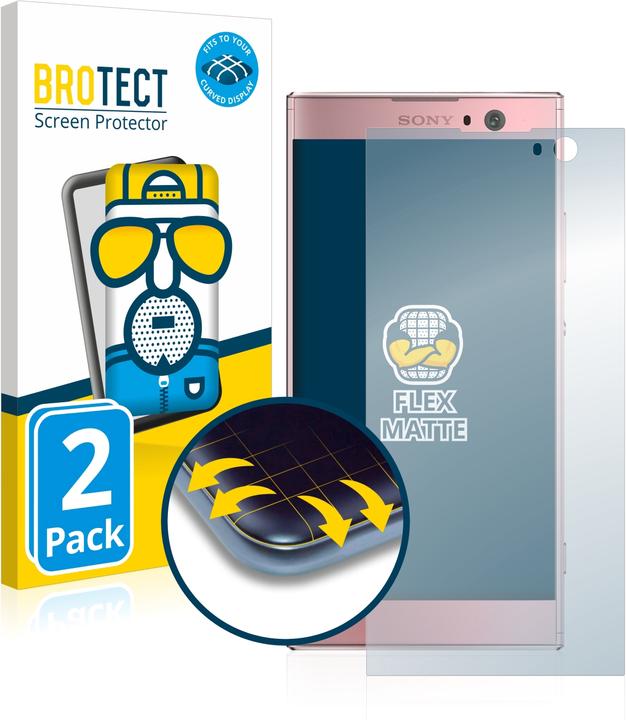 Actual product image BROTECT Full-Cover Protector Matte (2 Piece, Sony Xperia XA2)