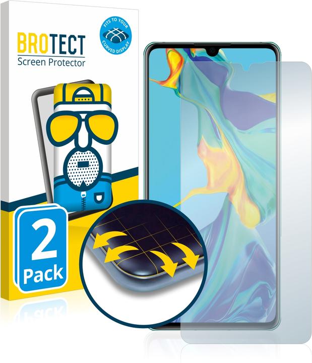 Actual product image BROTECT Full-Cover Protector Matte (2 Piece, Huawei P30)