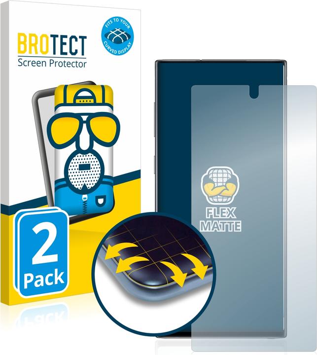 Produktbild BROTECT Full-Cover Displayschutz Matt (2 Stück, Samsung Galaxy Note 10)