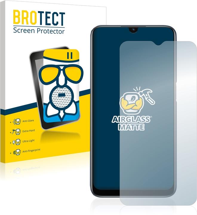 Actual product image BROTECT AirGlass Glass Matte (1 Piece, Oppo A54s)