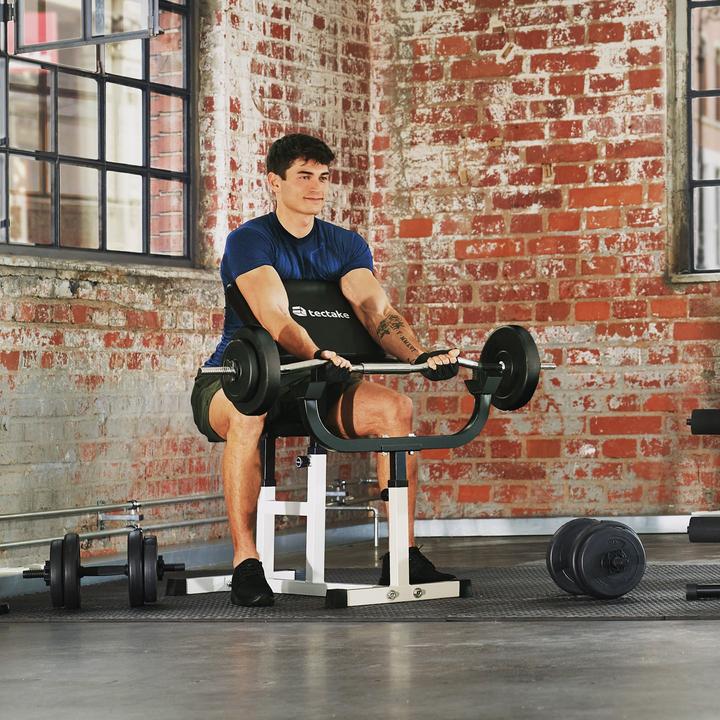Actual product image tectake Biceps Curl Weight Bench