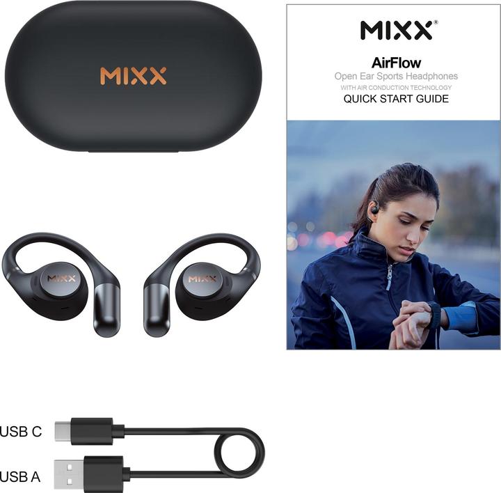 Image du produit Mixx Streambuds AirFlow Open TWS Sportkopfhörer (8 h, Sans fil)