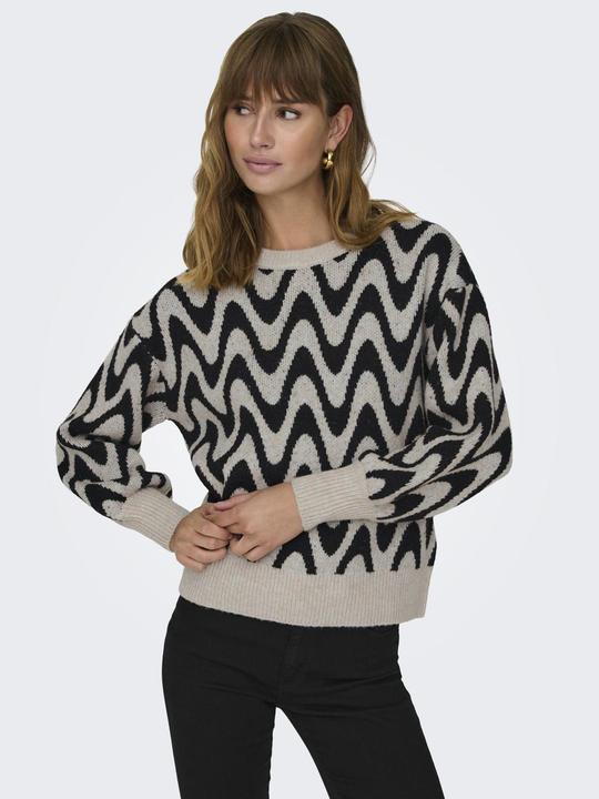 Actual product image Only Patterned knitted jumper (M)