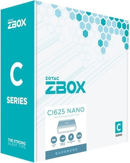 Actual product image Zotac ZBOX-CI625NANO I3-1115G4 Intel DDR4 HDMI DP (Intel Core i3-1115G4)