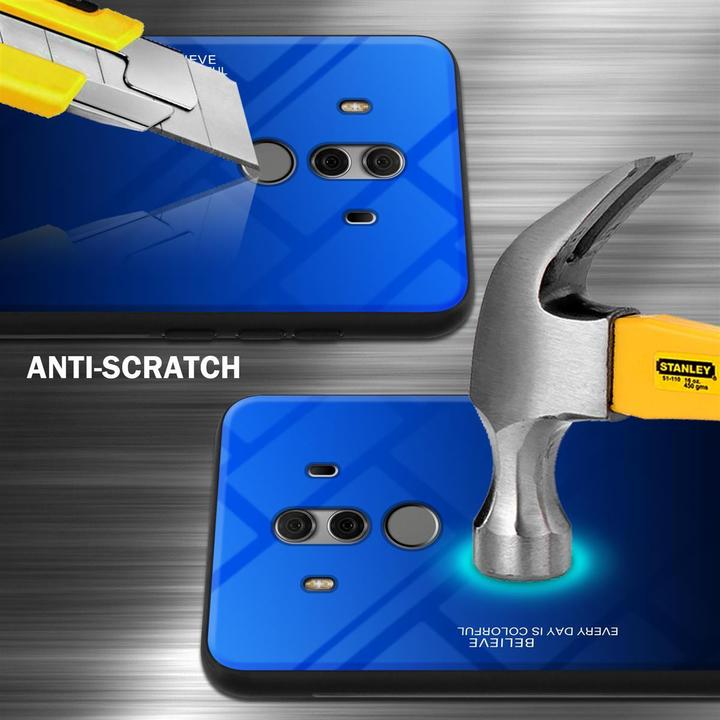 Image du produit Cadorabo Couverture en verre TPU 2 couleurs (Mate 10 Pro)
