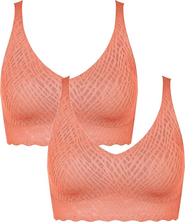 Produktbild Sloggi T-Shirt-BH ZERO Feel Bliss Bralette (2er Pack, L)