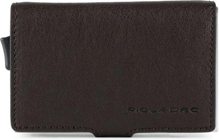 Image du produit Piquadro Black Square, Leather Card Holder, Square Sliding System, PP5649B