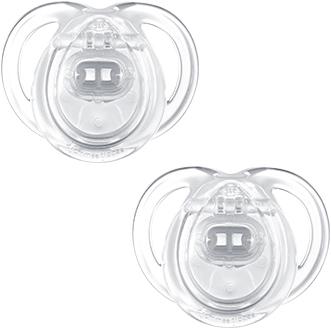 Productafbeelding Tommee Tippee Any Time Klassieke Baby Fopspeen Siliconen (2 x, tot 6 M.)