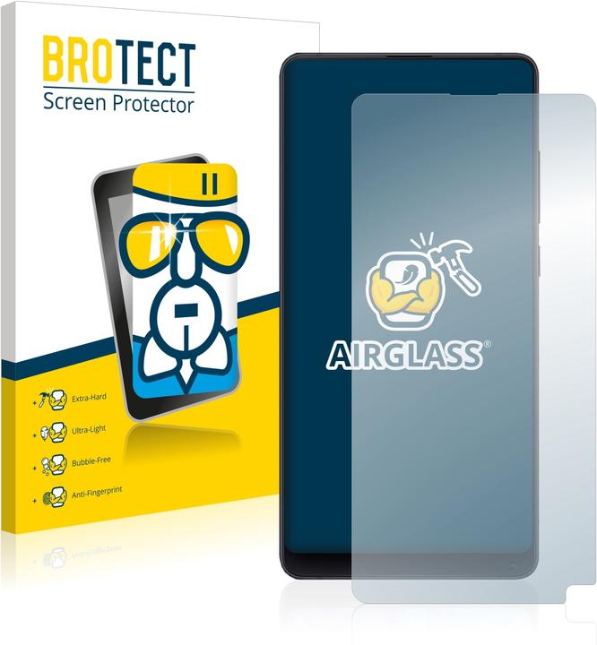 Actual product image BROTECT AirGlass Glass (1 Piece, Mi Mix 2S)