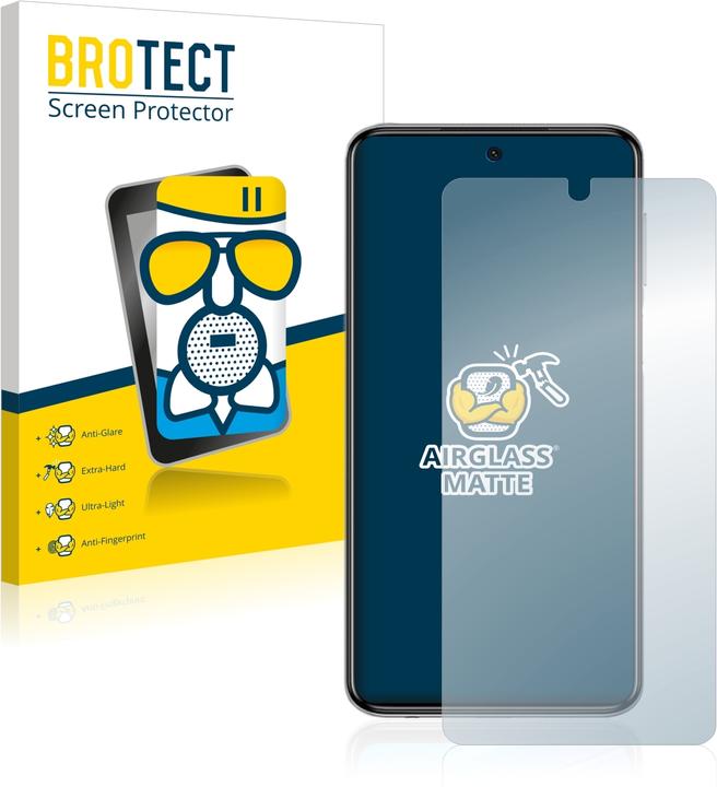 Produktbild BROTECT AirGlass Panzerglasfolie Matt (1 Stück, Xiaomi Redmi Note 9S)