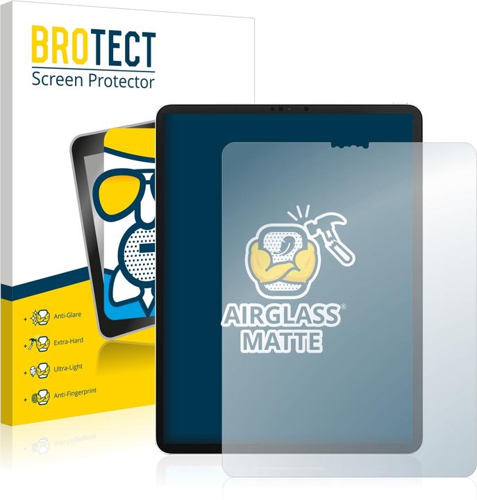 Produktbild BROTECT AirGlass Panzerglasfolie Matt (1 Stück, iPad Pro 12.9 2020 (4. Gen))