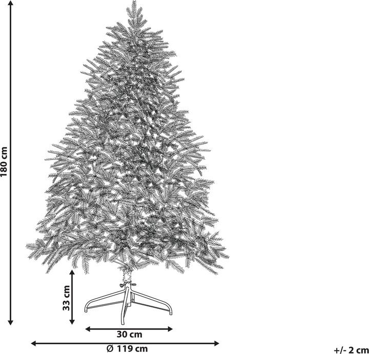 Actual product image Beliani Christmas tree (180 cm)