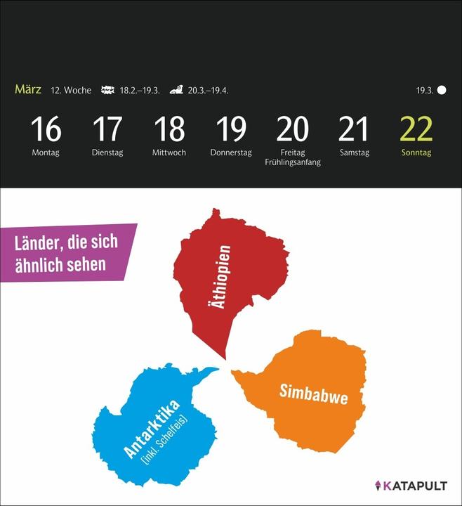 Actual product image Harenberg Katapult Postkartenkalender 2026 - 53 Infografiken, die deine Sicht auf die Welt verändern (German)