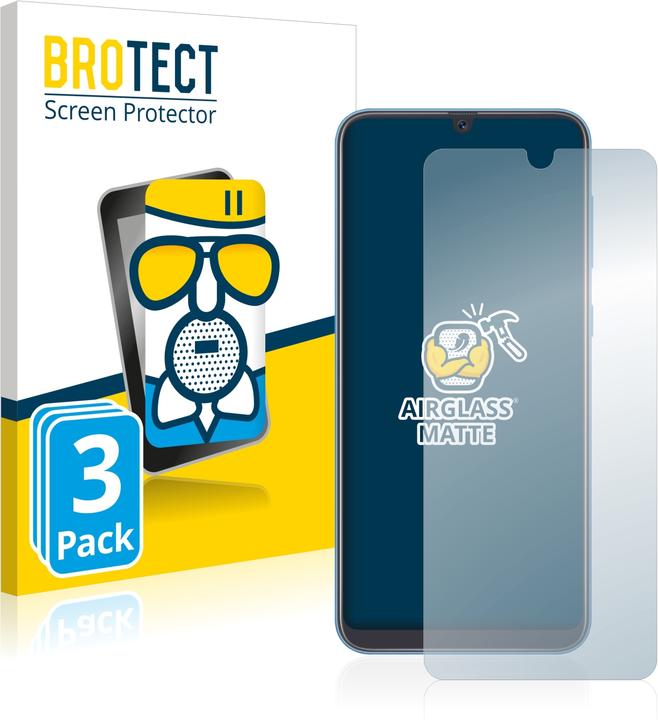 Produktbild BROTECT AirGlass Panzerglasfolie Matt (3 Stück, Samsung Galaxy A40)