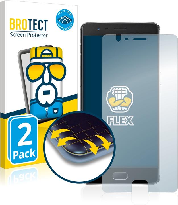 Immagine prodotto BROTECT Full-Cover Pellicola (2 Pezzo/i, OnePlus 3)