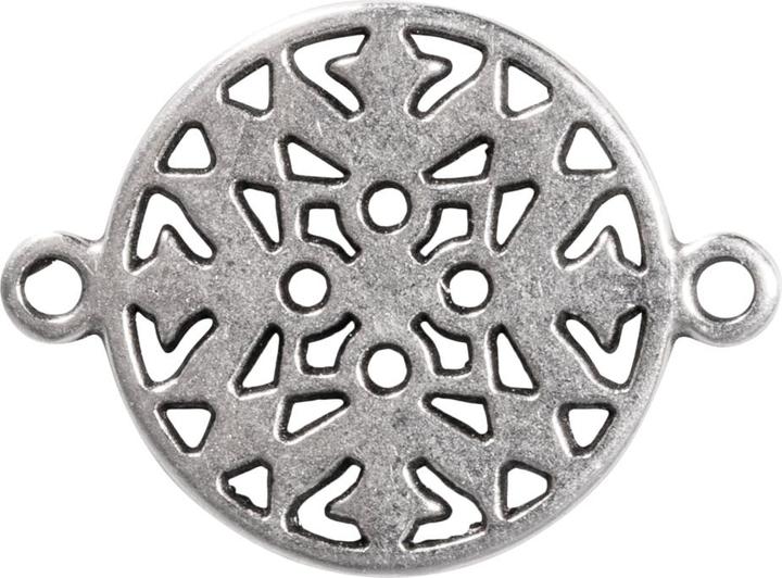 Actual product image Rayher Mandala" charm connector (Metal)