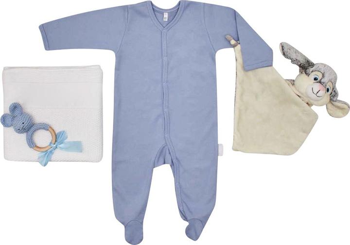 Produktbild Love Kids Komplettes Baby Schlaf-Set, Kaninchen, Blau