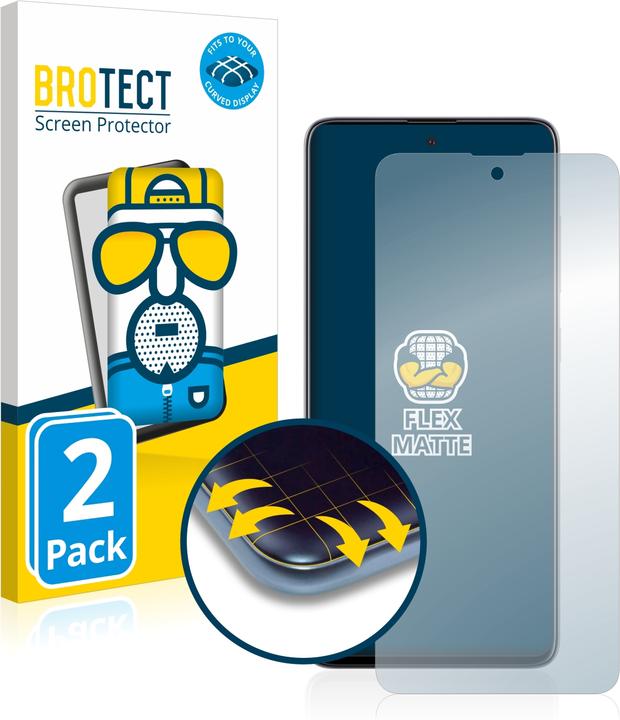 Produktbild BROTECT Full-Cover Displayschutz Matt (2 Stück, Samsung Galaxy A51)
