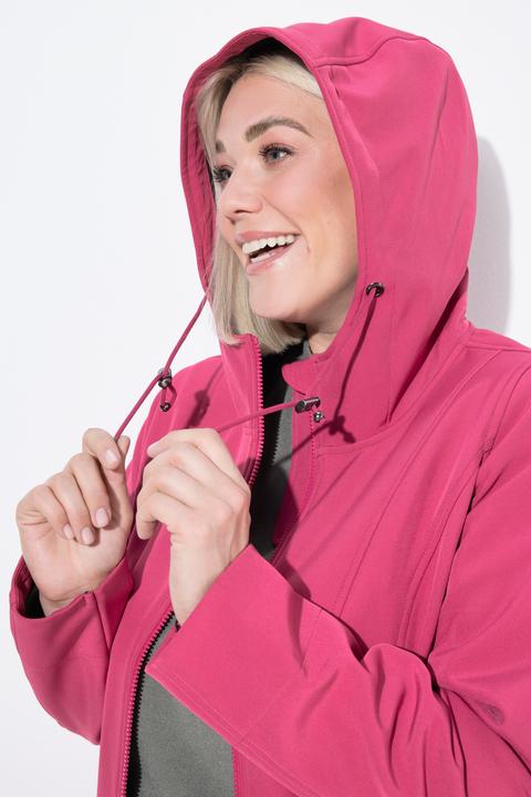 Produktbild Ulla Popken HYPRAR Softshelljacke, wasserabweisend, 2-Wege-Zipper (62)