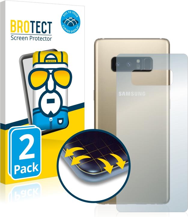 Produktbild BROTECT Full-Cover Displayschutz (2 Stück, Samsung Galaxy Note 8)