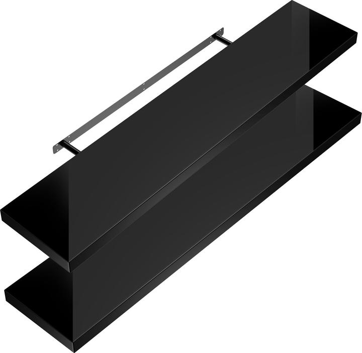 2er Set hochglanz schwarz
