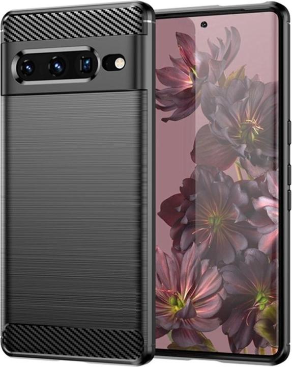Actual product image Screenguard Carbon Brushed Soft TPU Case (Google Pixel 7 Pro)
