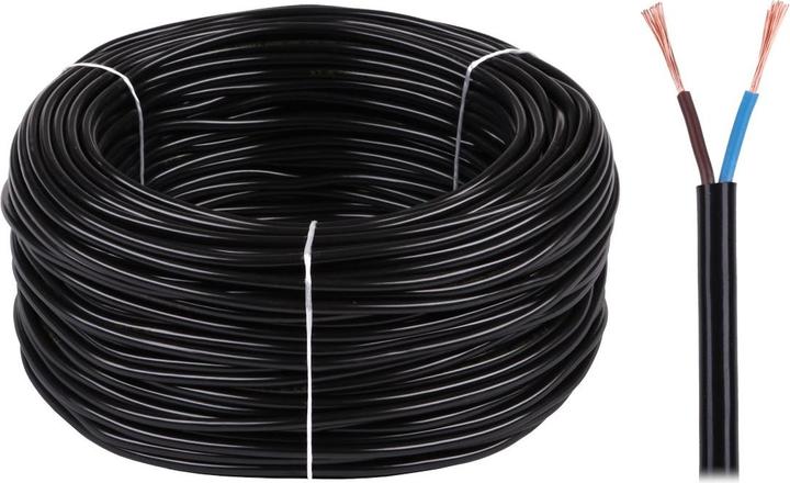 Produktbild Elektro-Plast Litzenkabel OMY 2x1mm2 300V STROMKABEL 100m (100 m)