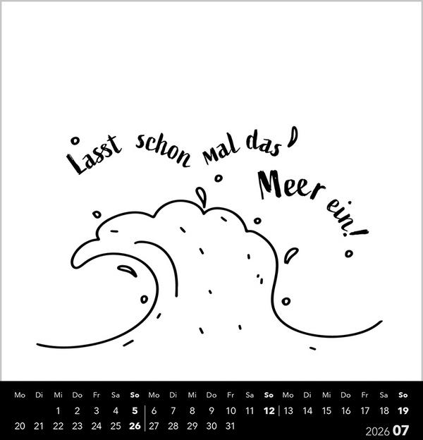 Produktbild Visual Words Black 2026 (Deutsch)