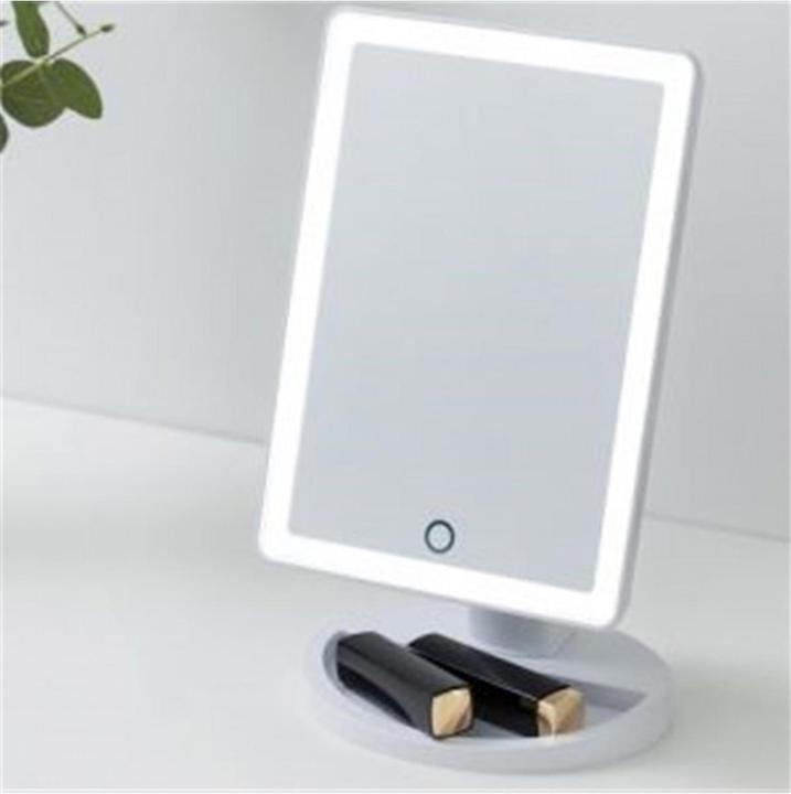 Image du produit Pauleen Miroir cosmétique Miroir d'âme brillant Blanc (8,5 x 20 x 30 cm)