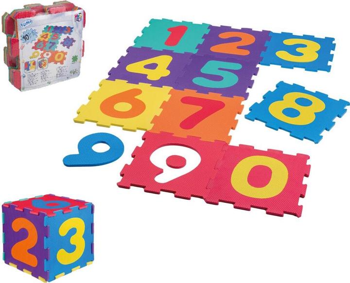 Happy People Puzzlematten mit Zahlen (32 x 32 x 1 cm)