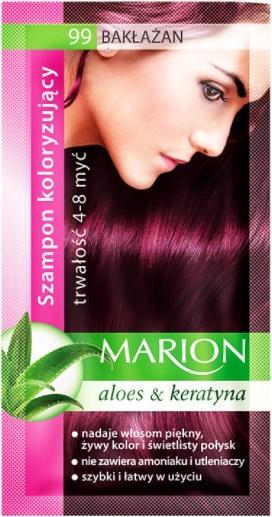 Produktbild Marion Colouring Shampoo 4-8 Wash 99 Eggplant 40Ml (40 ml, Flüssiges Shampoo)