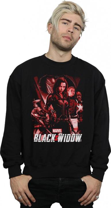 Produktbild Schwarze Witwe Film rote Gruppe Baumwolle Sweatshirt (XXL)