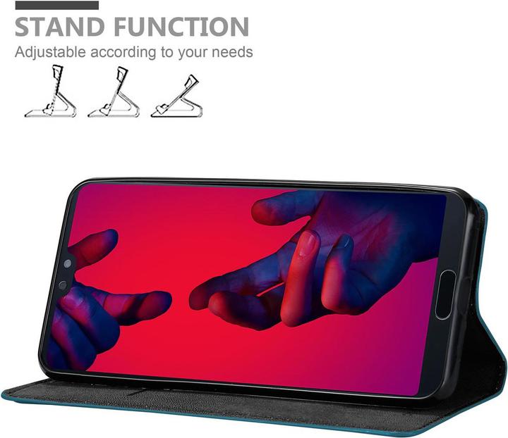 Actual product image Cadorabo Book Invis. Magnet sleeve (Huawei P20 Pro, Huawei P20 Plus)