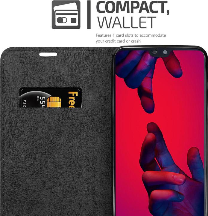 Actual product image Cadorabo Book Invis. Magnet sleeve (Huawei P20 Pro, Huawei P20 Plus)