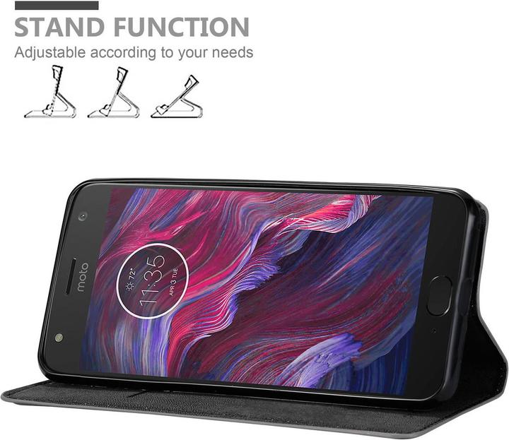 Image du produit Cadorabo Book Invis. Étui magnétique (Motorola Moto X4)