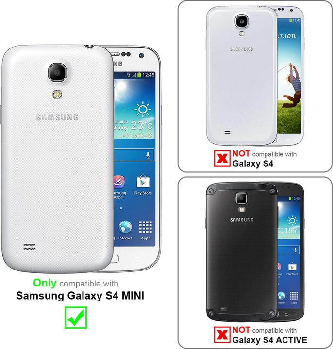 Productafbeelding Cadorabo TPU Matte bekleding (Samsung Galaxy S4 mini)