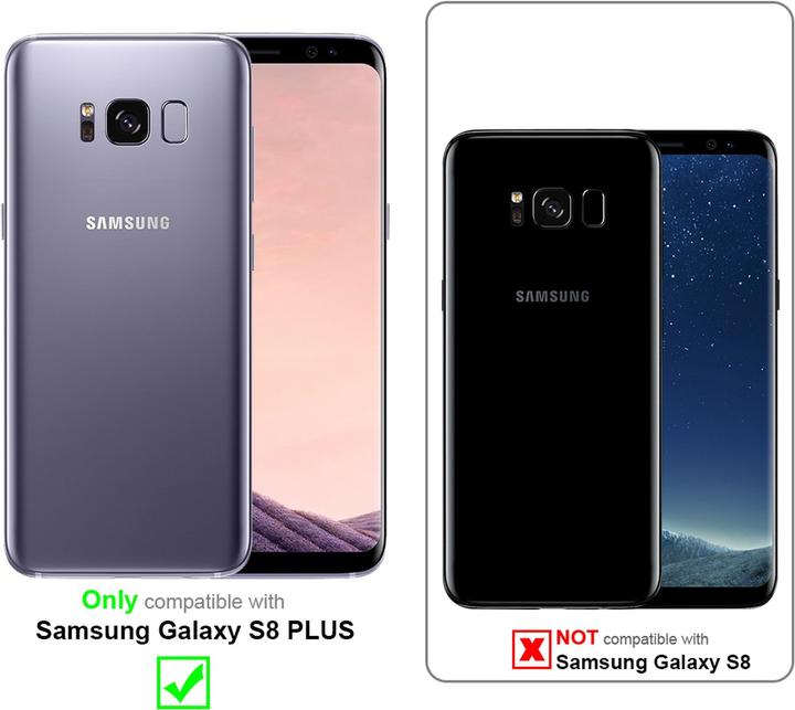 Produktbild Cadorabo TPU Cover Kunstleder Struktur (Samsung Galaxy S8+)