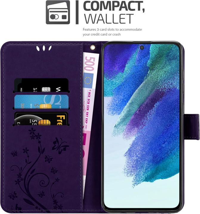 Image du produit Cadorabo Pochette Flower Book (Samsung Galaxy S22+)