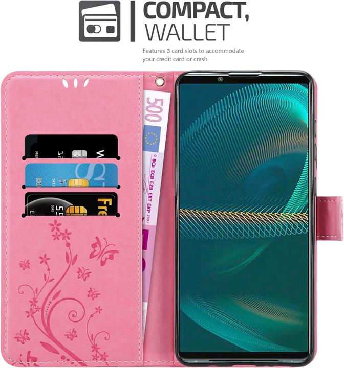 Image du produit Cadorabo Pochette Flower Book (Sony Xperia 5 III)