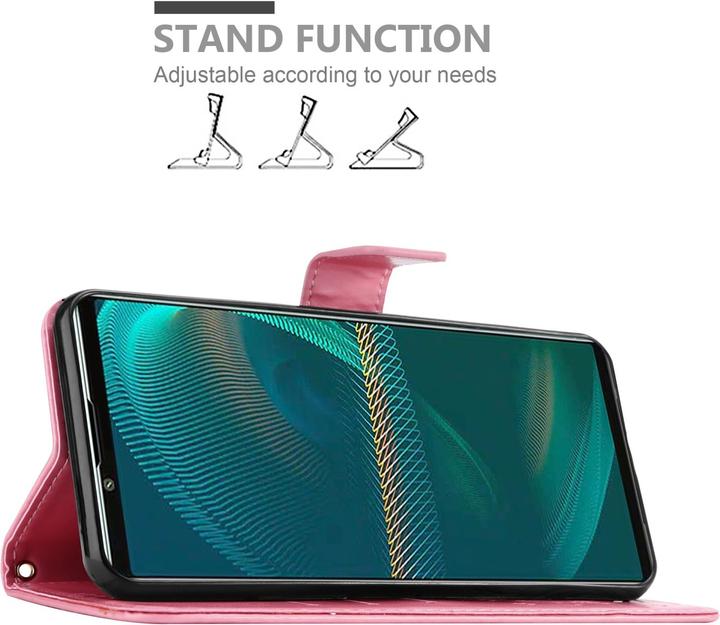 Image du produit Cadorabo Pochette Flower Book (Sony Xperia 5 III)