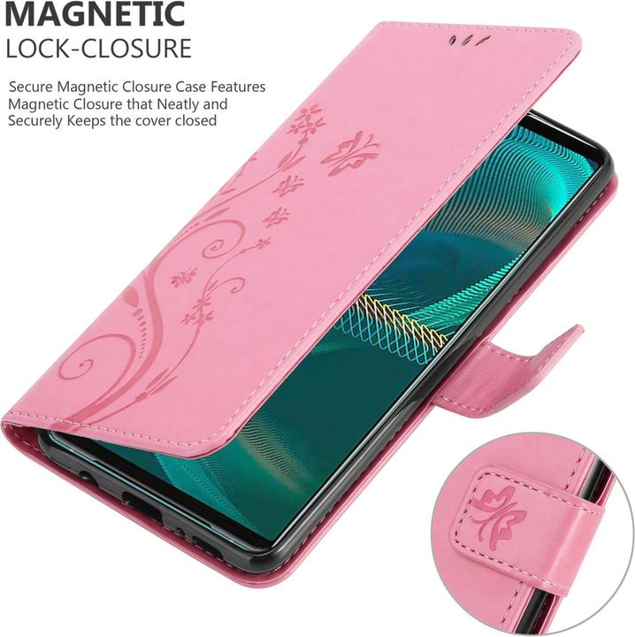 Image du produit Cadorabo Pochette Flower Book (Sony Xperia 5 III)