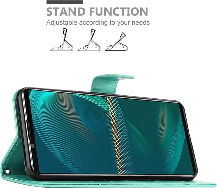 Actual product image Cadorabo Flower Book cover (Sony Xperia 5 III)