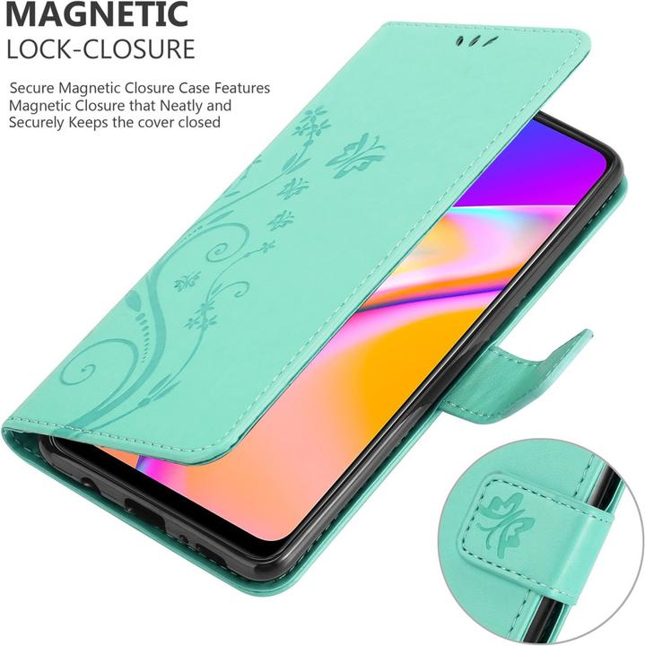 Produktbild Cadorabo Flower Book Hülle (Oppo A94 5G)
