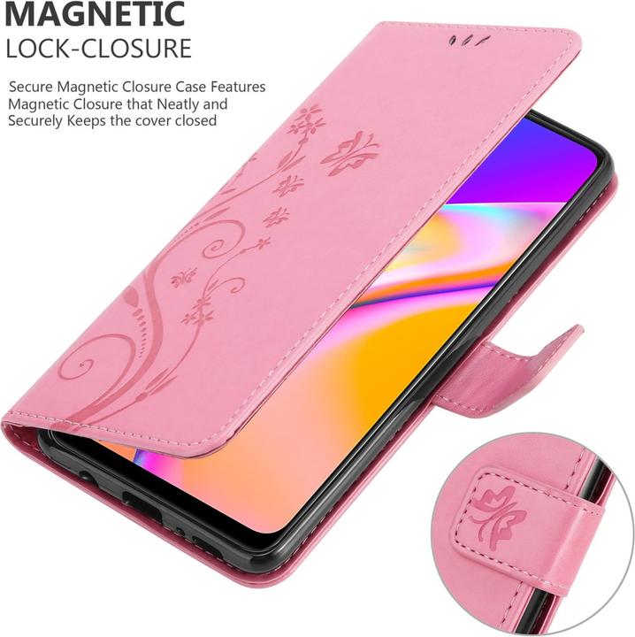 Produktbild Cadorabo Flower Book Hülle (Oppo A94 5G)
